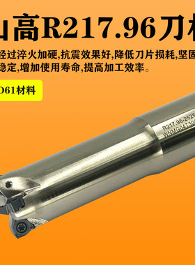 山高R217.96快进给铣刀杆小三角双面刀片刀杆 WNMU040408刀片刀杆