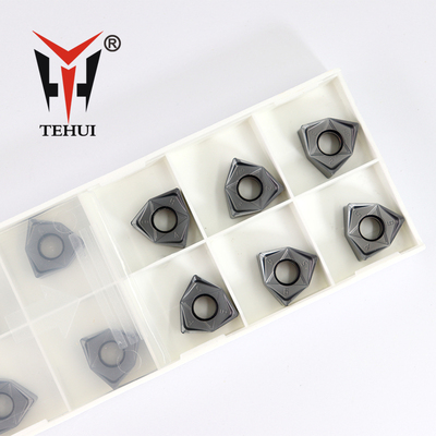 京瓷槽型WNMU080608铣刀片90度直角 重切削刀片 大三角双面刀片