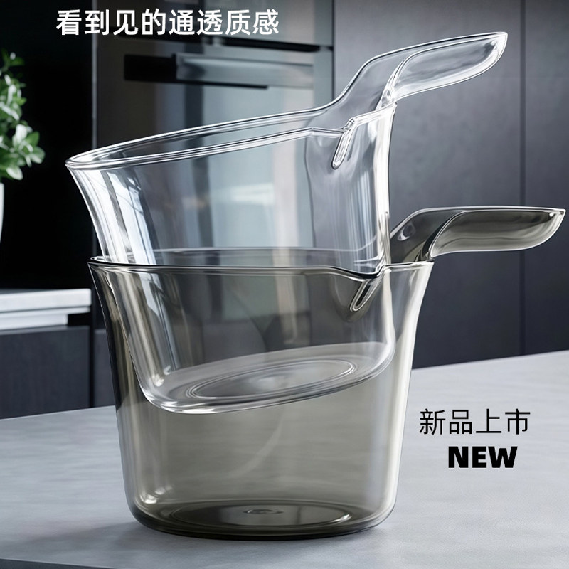 塑料水勺家用沥水瓢勺婴儿洗澡小水瓢水桶浇水加厚舀子浇花小勺子