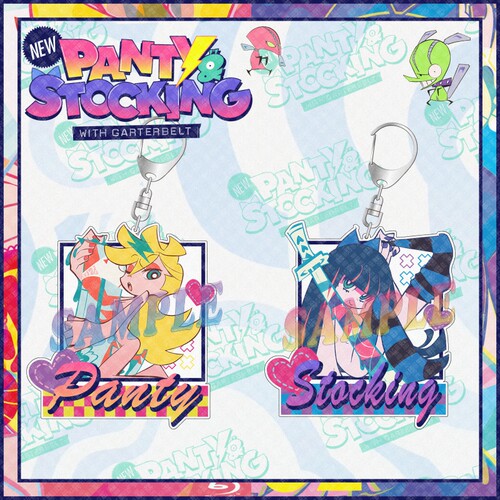 Panty&Stocking with Garterbelt钥匙扣吊带袜天使挂件周边礼物