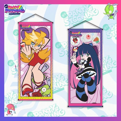 吊带袜天使挂画Panty&Stocking with Garterbelt海报周边礼物谷子