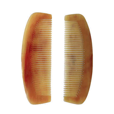 防静电！真羊角梳子长发顺发梳