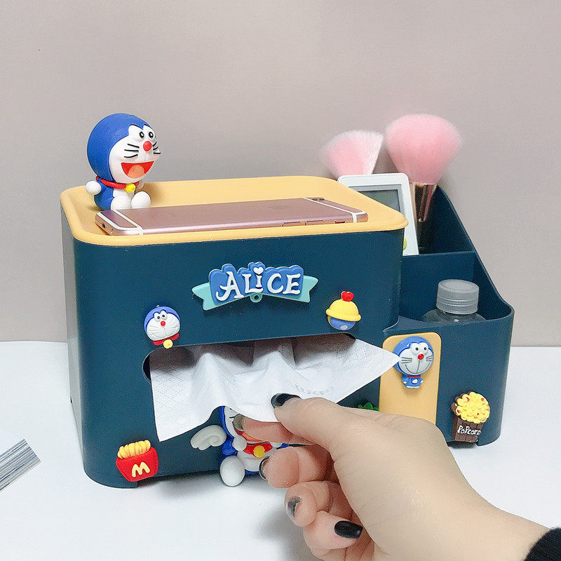 卡通抽纸盒客厅茶几餐厅创意可爱简约轻奢多功能遥控器收纳纸巾盒,收纳整理,纸巾盒,淘宝优惠券,粉丝福利购,淘宝优惠卷