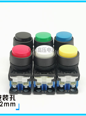 【富上】凸头复位按钮开关 AP/AR22EOR-11 G/R/Y/W/S/B E0R 双边