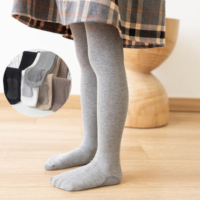 儿童连裤袜春秋棉薄绒2025新款黑色宝宝女童舞蹈袜白色打底裤外穿