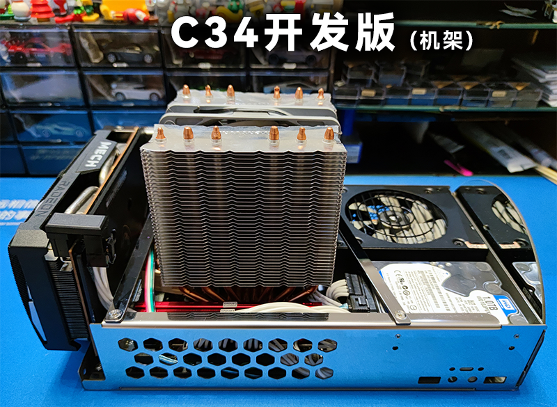 KL科隆机箱开发版 机架 超小便携超强散热 全系机箱直插任何显卡