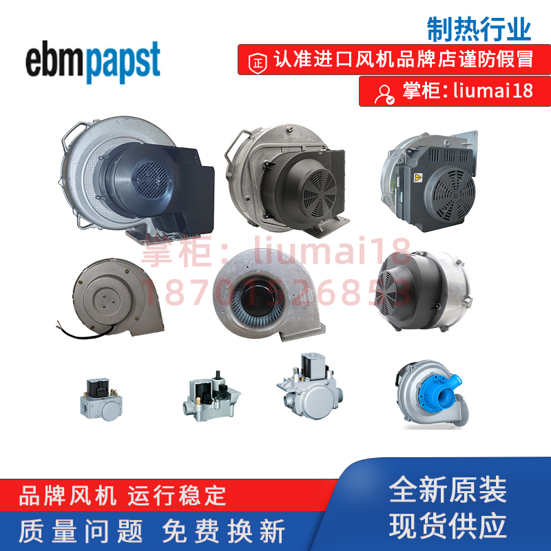 原装ebmpapst冷凝锅炉 壁挂炉 12KW-120KW 100KW-4200KW 制热风扇