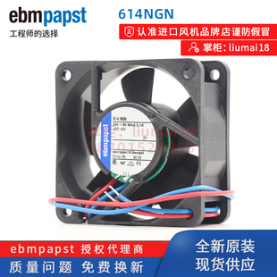 全新原装 德国ebmpapst 6025 变频器散热风扇 614NGN 24V 高端设备