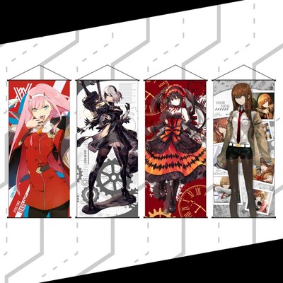 【绯色庭园】动漫周边二次元挂画02尼尔时崎狂三约会大作战2B海报