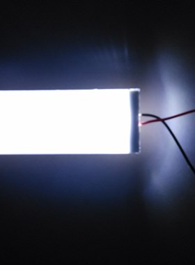 5V现货高亮均匀LED背光源40*15*2白色专业订制均光板导光板散光板