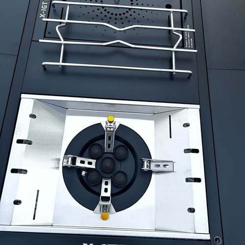 gs450同款雪峰露营户外IGT一单元下沉式通用擎天1/2代炉架不锈钢