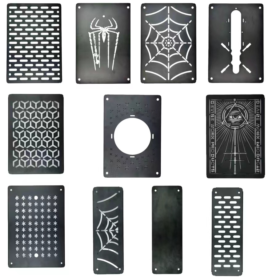 户外IGT桌下沉式炉板盖板0.5/一单元黑化碳钢不锈钢多功能桌配件