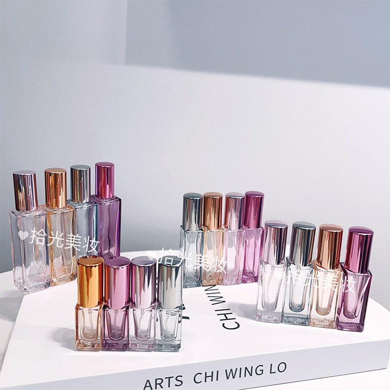 香水分装瓶喷雾按压玻璃空瓶化妆品小样替换小喷瓶彩色小容量便携,彩妆/香水/美妆工具,化妆/美容工具,淘宝优惠券,粉丝福利购,淘宝优惠卷