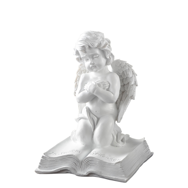 北欧风创意白色人物雕塑素描手绘家居客厅书柜装饰工艺品雕像摆件