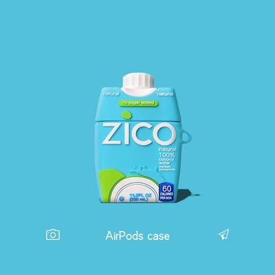 zico椰子水Airpods耳机套创意款