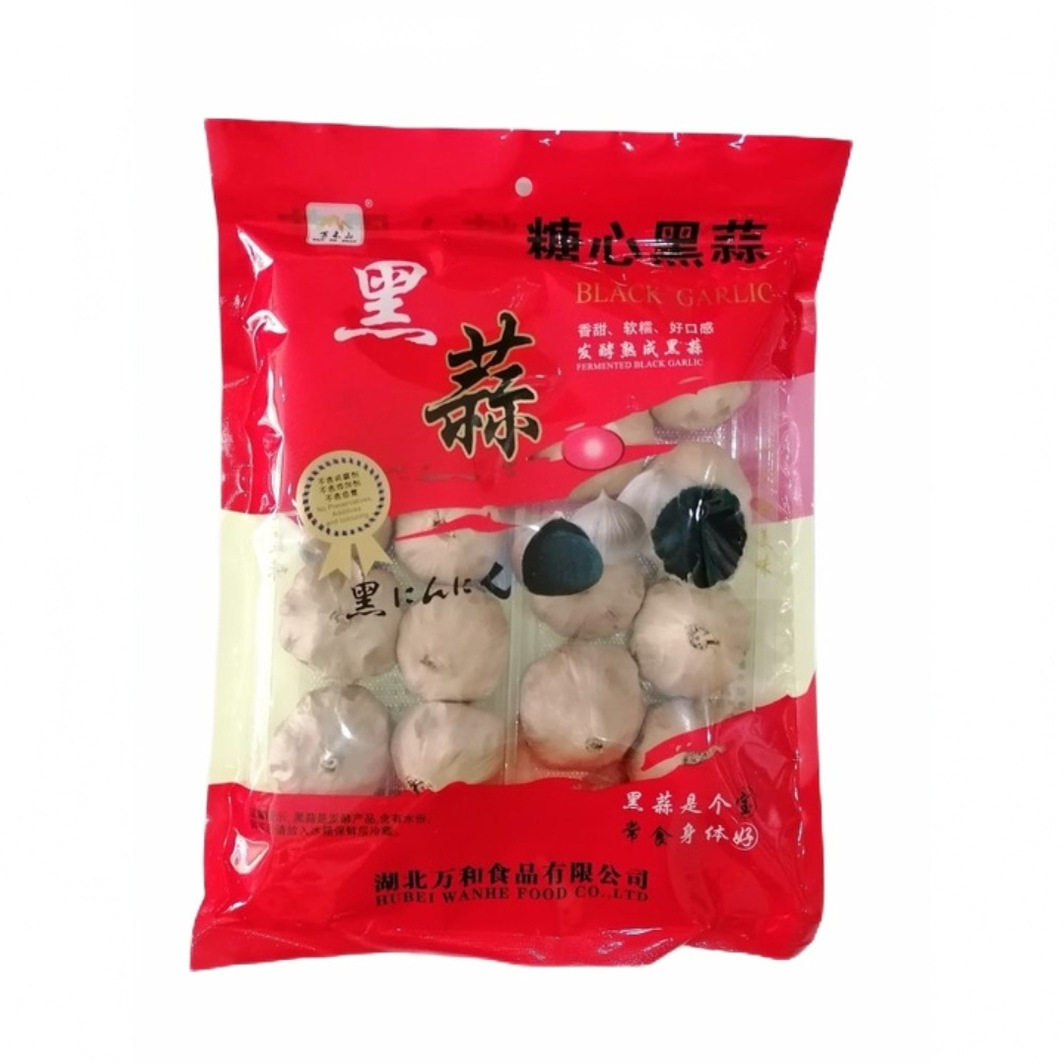 多瓣糖心黑蒜万禾山红色礼包500g装28元包邮餐饮煲汤料