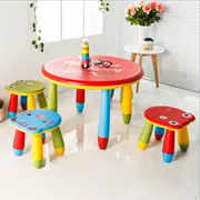 Bàn ghế nhựa cho bé trai Astro Mẫu giáo bé học Bàn nhựa Bàn trò chơi cho trẻ em Bàn vẽ - Phòng trẻ em / Bàn ghế