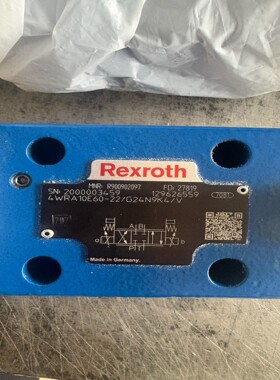 R900902097 4WRA10E60-22/G24N9K4/V力士乐原装现货