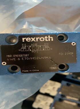 R901087087 4WE6E70/HG24N9K4原装全新Rexroth力士乐换向阀正品