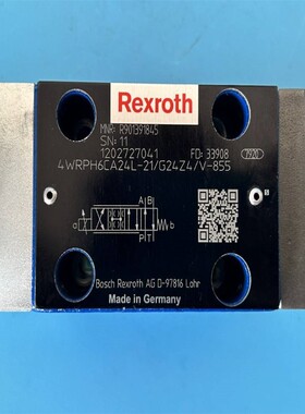 R901391845 4WRPH6CA24L-2X/G24Z4/V-855力士乐高频响方向阀