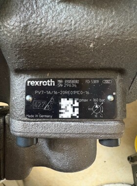 力士乐叶片泵R900580382 PV7-1A/16-20RE01MC0-16