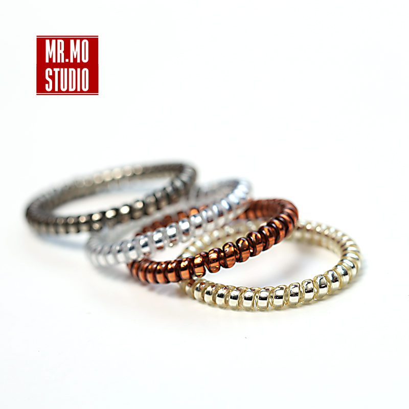 金属细款电话线发圈头绳手环包邮