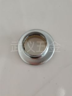 铜底色法兰25mm法兰座不锈钢管衣杆架底座挂衣杆托架电镀连接座