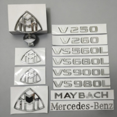 V300L字标V220d进口柴油版 适用于奔驰V250改装 升级V260L 车尾车贴