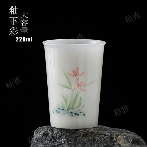 220ml加大号茶杯可乐杯水杯冰种