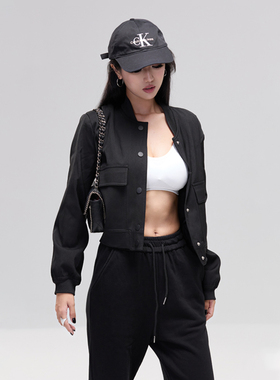 Kilonova欧美风时尚休闲短款棒球外套通勤简约百搭宽松上衣夹克