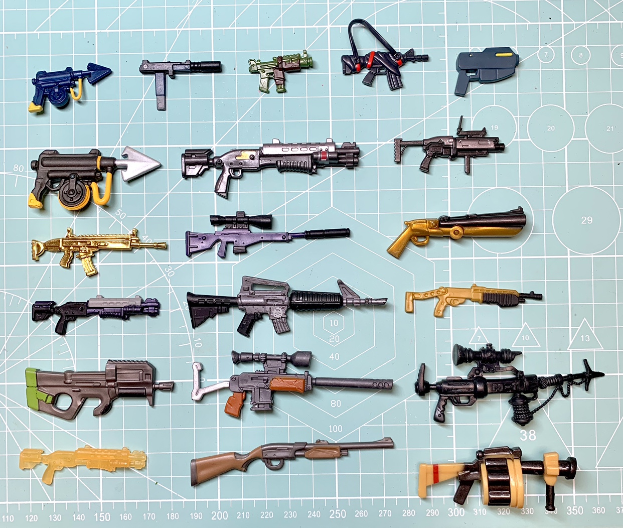 正版散货 GSC粘土人 兵人 堡垒之夜 ob11 武器玩具枪配件模型手办