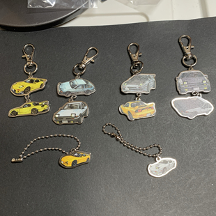 正版现货 头文字D周边金属挂件拉链扣ae86赛车
