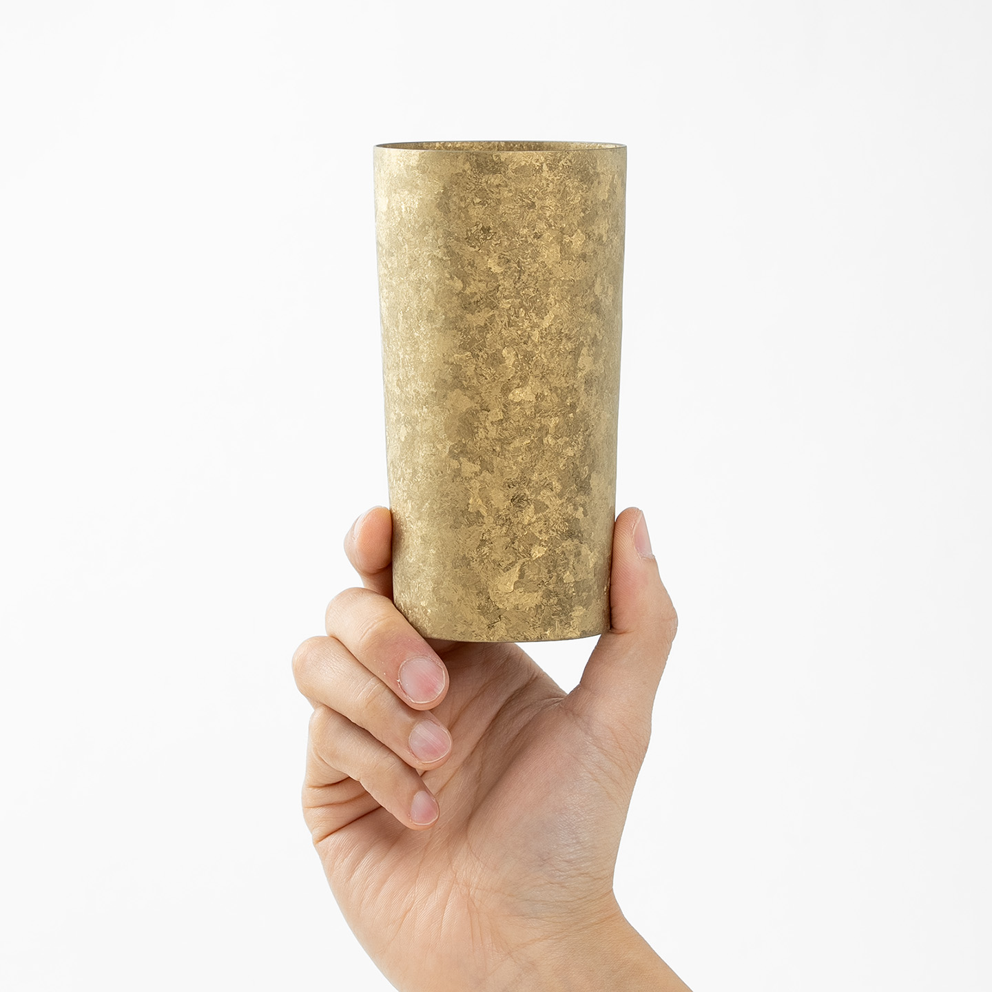 日本HORIE纯钛水杯双层保冷简约