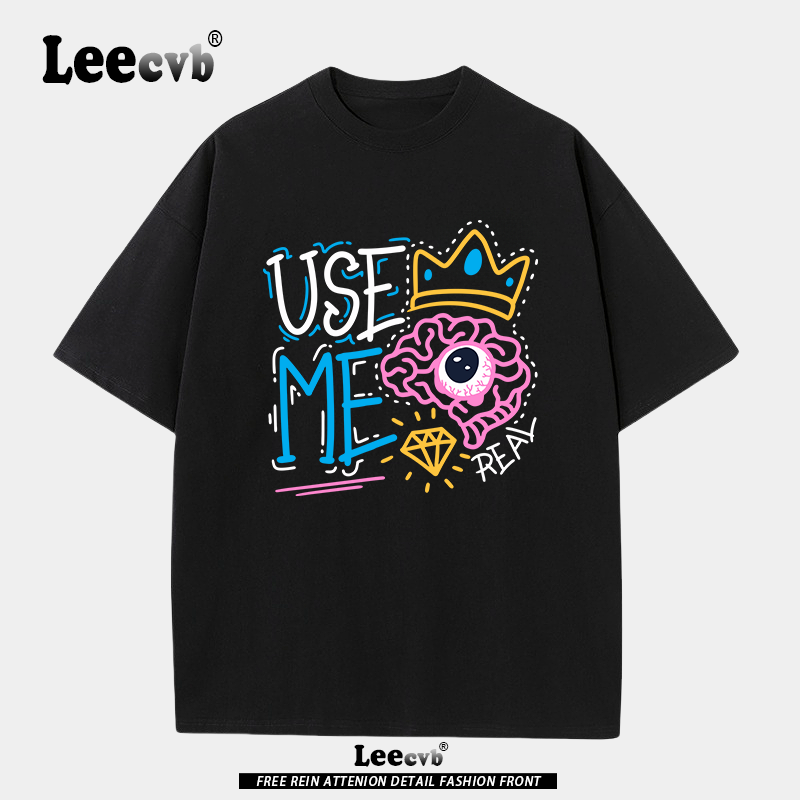 【限时抢购】LEE cvb官方联名|奥特莱斯|时尚短袖t恤潮牌男女同款