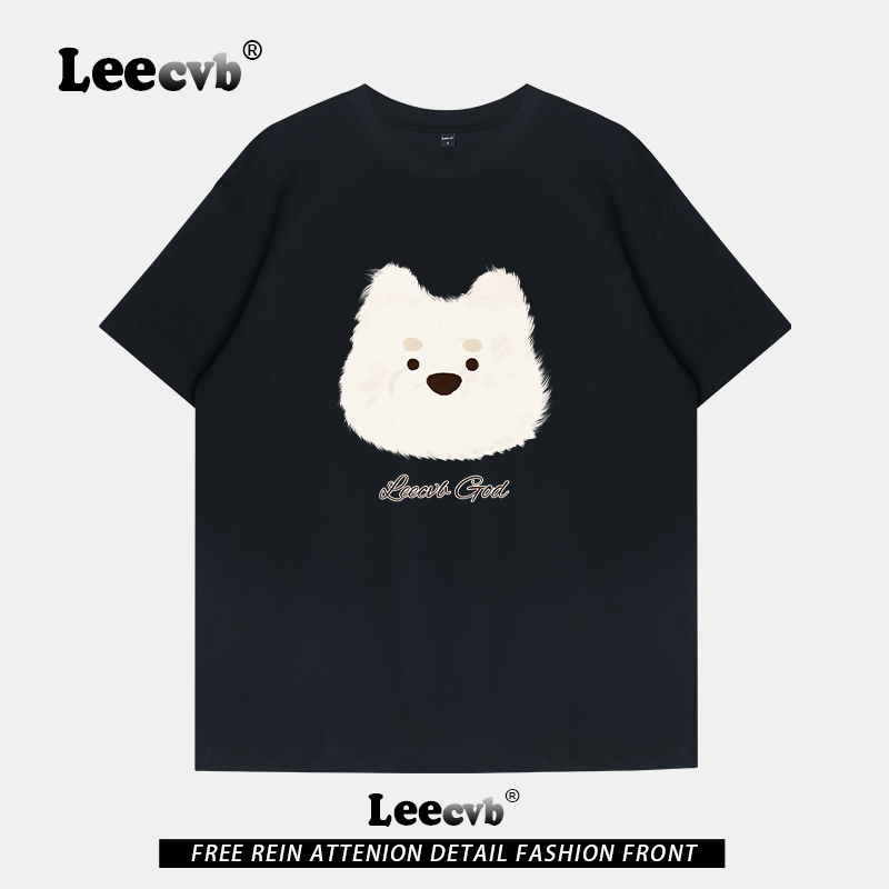 【大牌捡漏】LEEcvb官方潮牌图案纯棉短袖t恤男女同款联名上衣夏