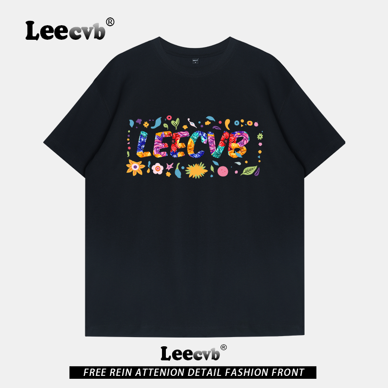 【品牌专区】LEEcvb官方潮牌图案纯棉短袖t恤男女同款联名上衣夏