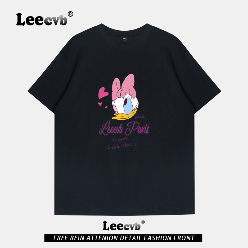 【品牌专区】LEEcvb官方潮牌图案纯棉短袖t恤男女同款联名上衣夏