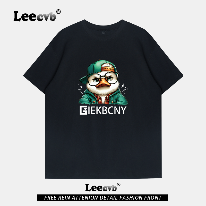 【奥莱正品】LEEcvb官方潮牌图案纯棉短袖t恤男女同款联名上衣夏