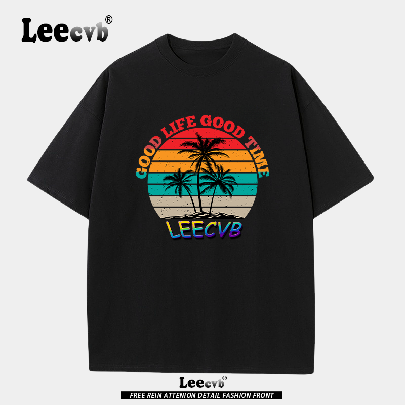 【秒杀专区】LEE cvb官方联名|奥特莱斯|时尚短袖t恤潮牌男女同款