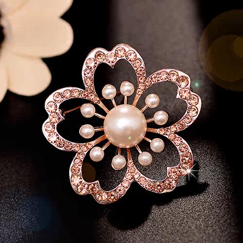 Broche femme en Zircon diamant - Ref 1187328 Image 3