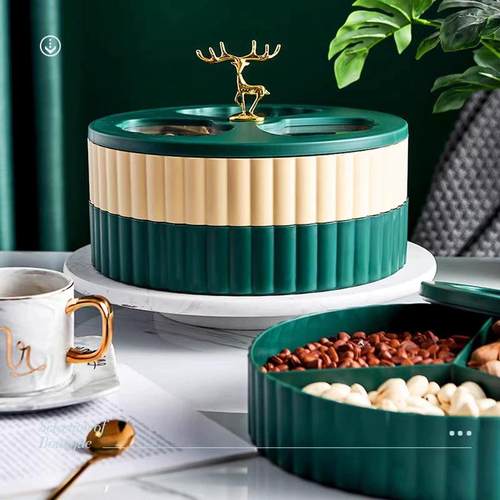 TM小鹿糖果干果盒分格