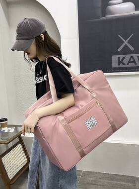 H短途旅行包女大容量轻便手提女