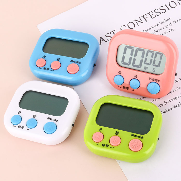 yf student digital stopwatch reminder countdown table kitchen baking timer reminder