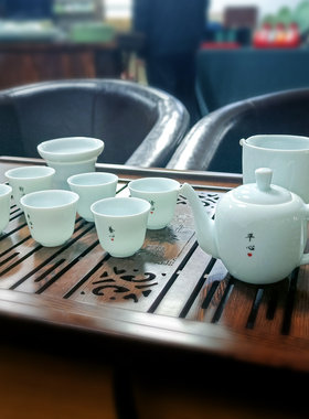 龙泉青瓷盖碗茶具尚宝堂壶茶具
