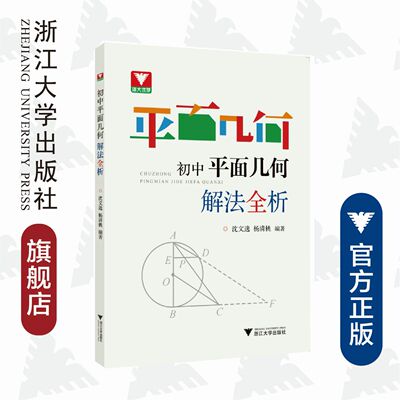 初中平面几何解法全析/沈文选/杨清桃/浙江大学出版社