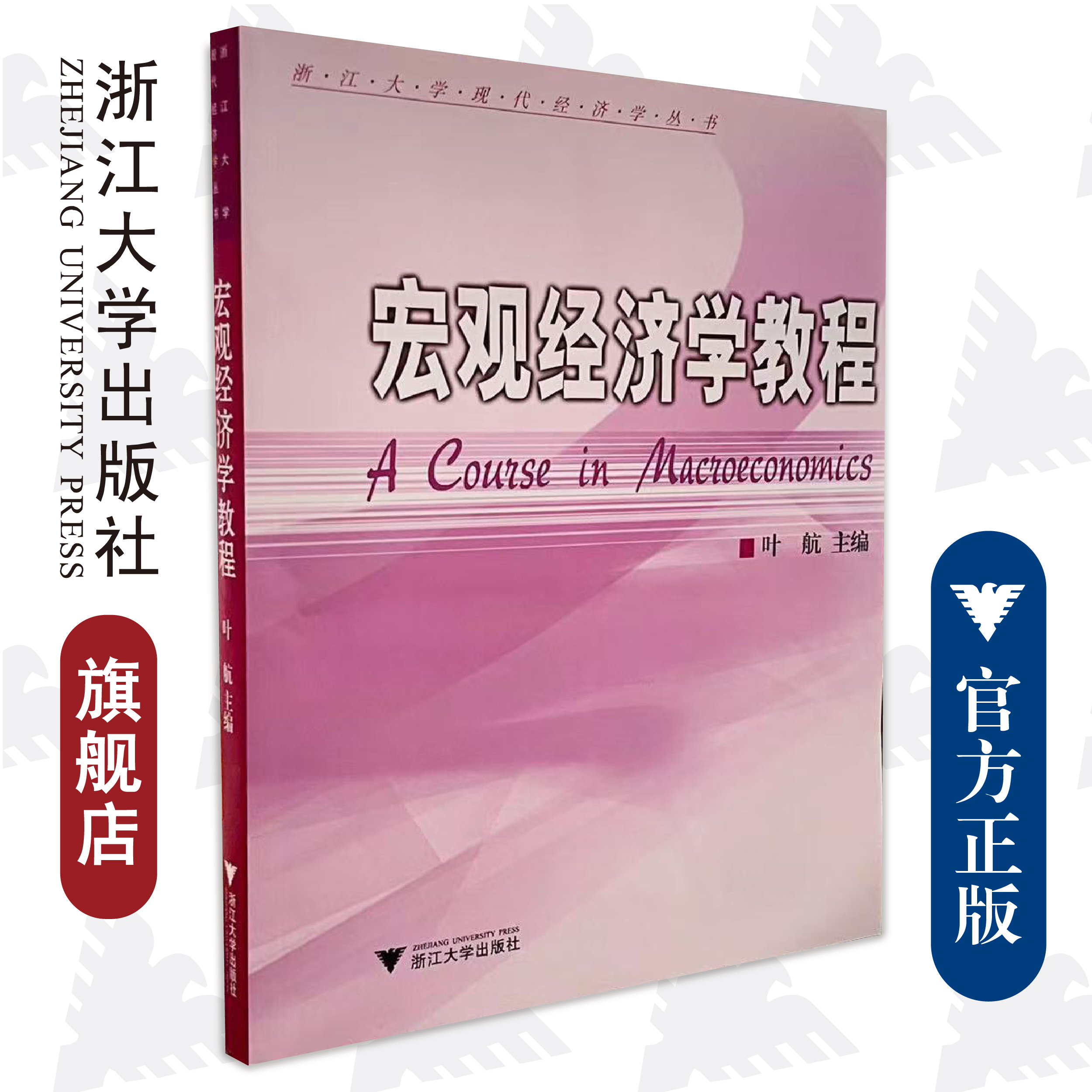 宏观经济学教程/浙江大学现代经济学丛书/叶航/浙江大学出版社-封面