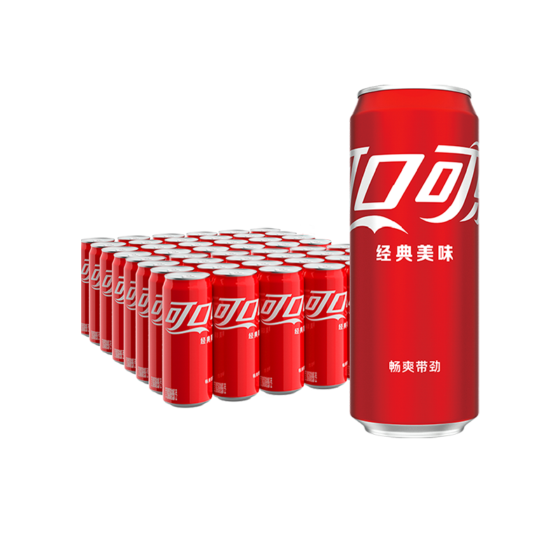 可口可乐摩登罐330ml*48罐汽水