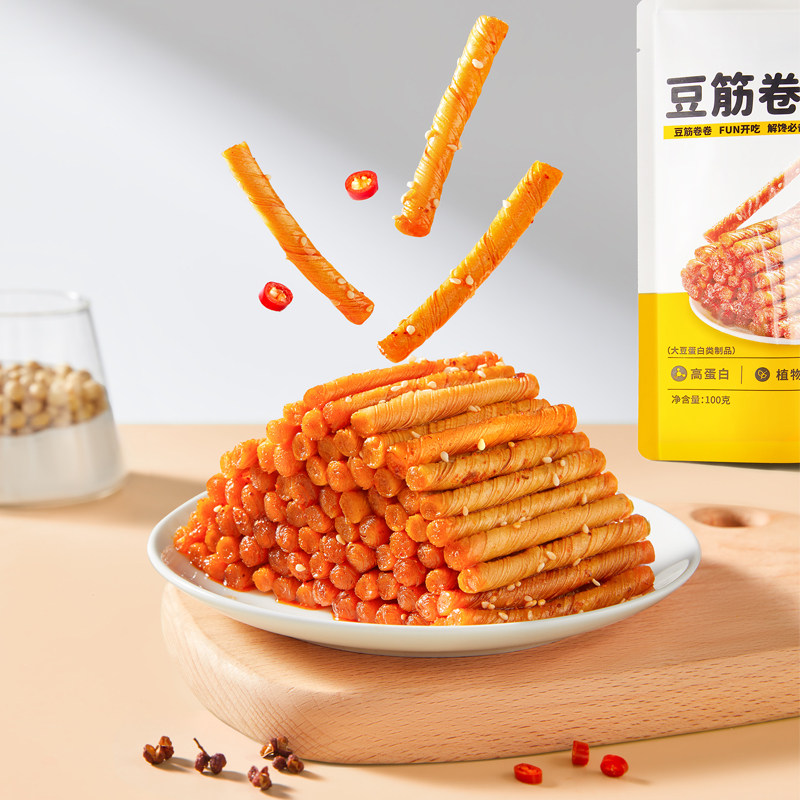 现货十月结晶研食妈咪豆筋卷卷孕妇零食孕期休闲解馋怀旧儿时辣条