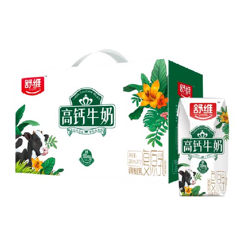 舒维高盖牛奶早餐奶好益多