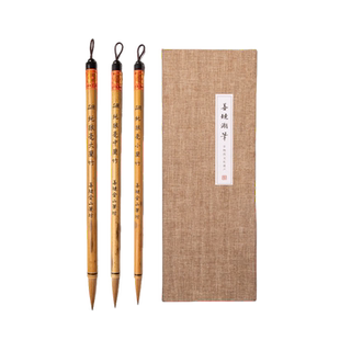 善琏湖笔狼毫毛笔专业大师兰竹国画北尾湖州品牌兼毫文房四宝